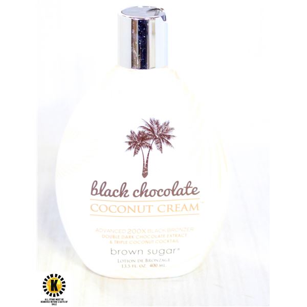 BLACK CHOCOLATE COCONUT CREAM 200X BRONZER 400 ML.