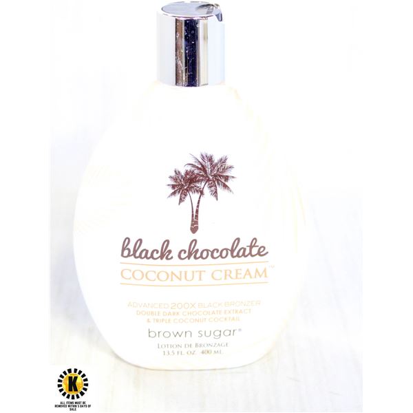 BLACK CHOCOLATE COCONUT CREAM 200X BRONZER 400 ML.