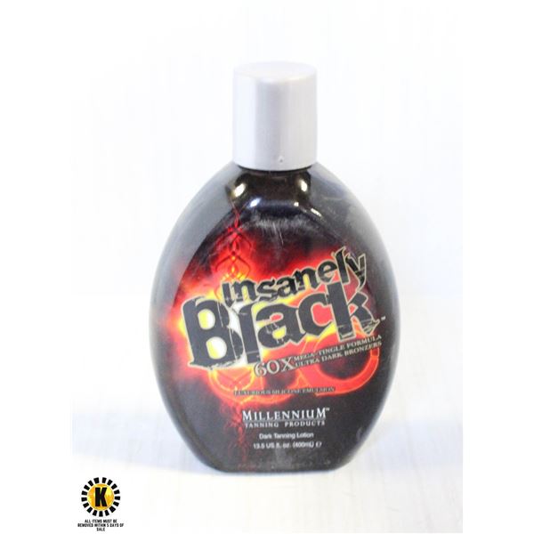 INSANELY BLACK 60X MEGA TINGLE FORMULA 400 ML.