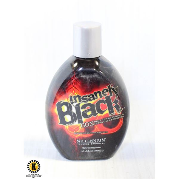 INSANELY BLACK 60X MEGA TINGLE FORMULA 400 ML.