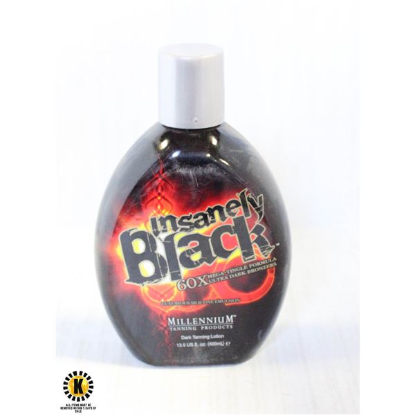 INSANELY BLACK 60X MEGA TINGLE FORMULA 400 ML.