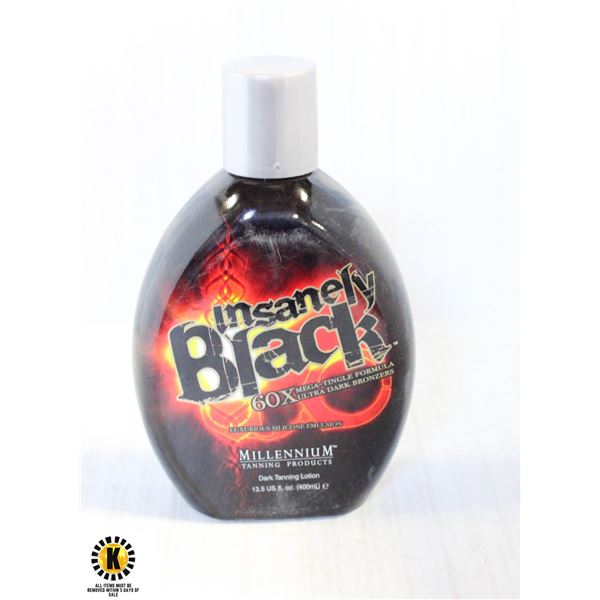 INSANELY BLACK 60X MEGA TINGLE FORMULA 400 ML.