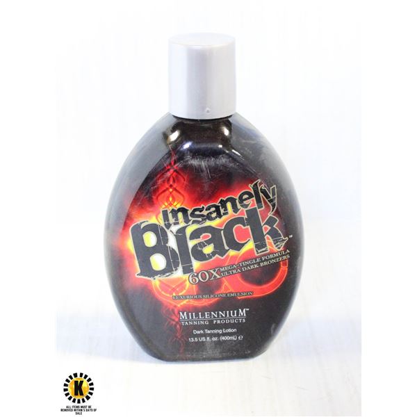 INSANELY BLACK 60X MEGA TINGLE FORMULA 400 ML.