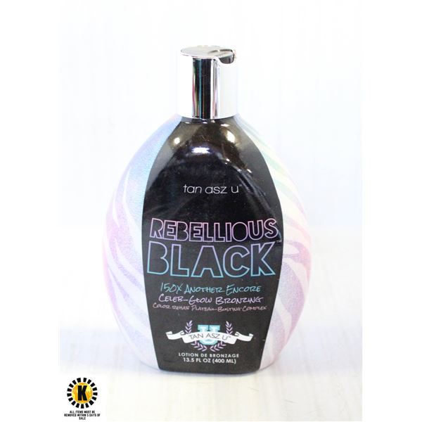 REBELLIOUS BLACK 150X BRONZER 400 ML.