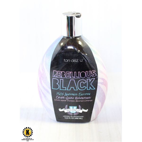 REBELLIOUS BLACK 150X BRONZER 400 ML.