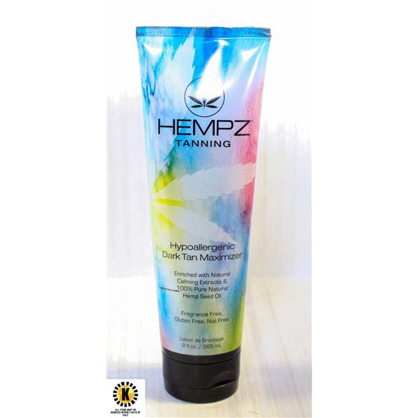 HEMP TANNING DARK TANNING MAXIMIZER 265 ML.