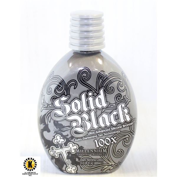 SOLID BLACK 100X DARK TANNING LOTION 400 ML.