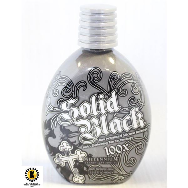 SOLID BLACK 100X DARK TANNING LOTION 400 ML.