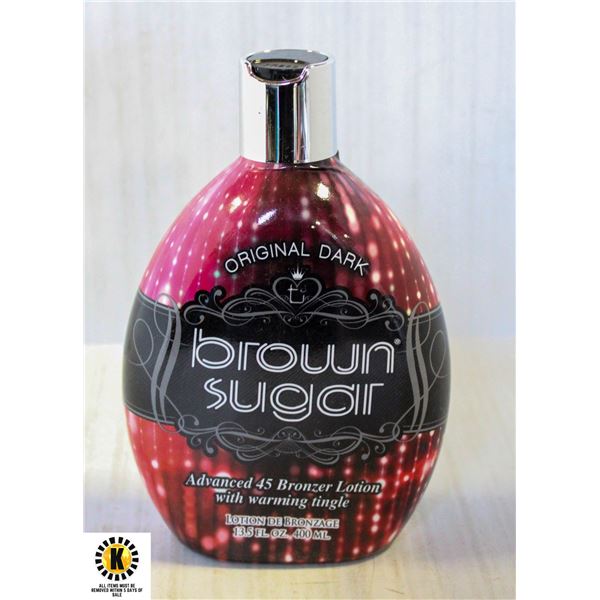 BROWN SUGAR ADVANCED 45 BRONZER LOTION 400 ML.