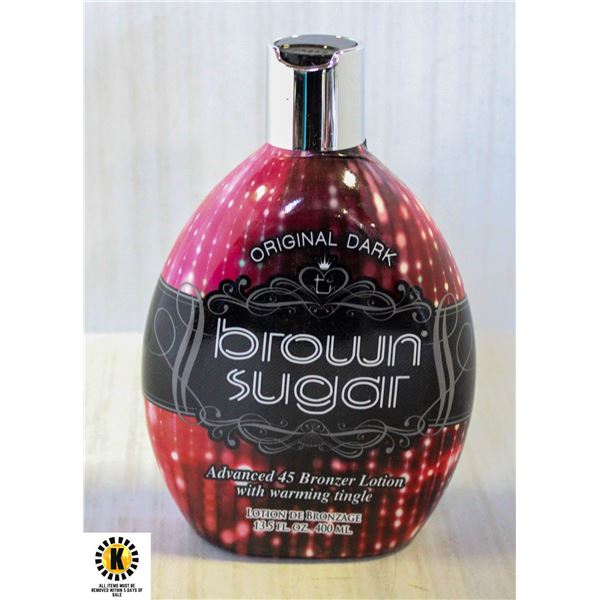 BROWN SUGAR ADVANCED 45 BRONZER LOTION 400 ML.