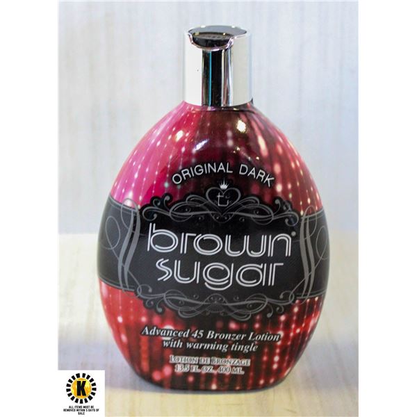 BROWN SUGAR ADVANCED 45 BRONZER LOTION 400 ML.