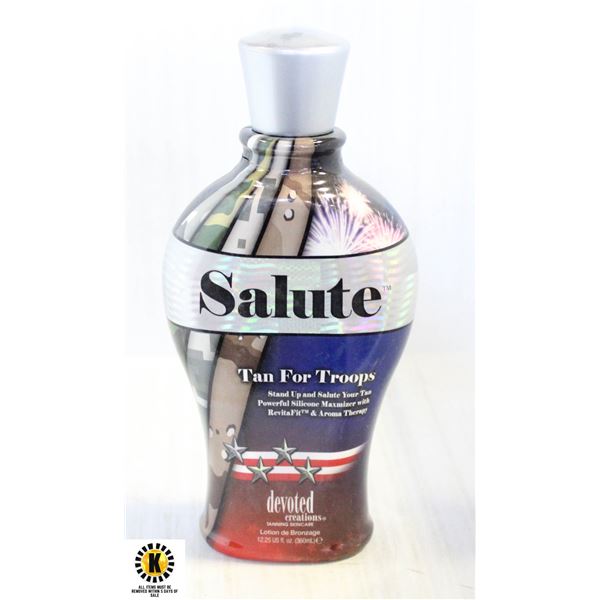 SALUTE TAN FOR TROOPS TAN MAXIMIZER 360 ML..