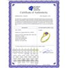 Image 2 : Genuine 0.30 CTW Amethyst Ring 14KT Yellow Gold - REF-30V5W