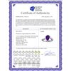 Image 2 : Genuine 1.52 ctw Amethyst & Diamond Ring 14KT Rose Gold - REF-51Y4F