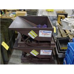 (2) SELF DUMPING HOPPERS