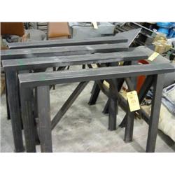 (4) PC STEEL SAW HORSES