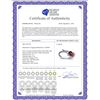 Image 2 : Genuine 0.83 ctw Garnet & Diamond Ring 14KT White Gold - REF-40K5V