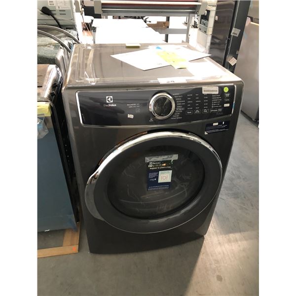 ELECTROLUX GREY DRYER MODEL ELFE763CBT 27 W X 30 D X 38 H TESTED WORKING