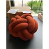 Image 1 : DESIGN WITHIN REACH KNOT CUSHION IN ADOBE BROWN