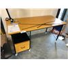 Image 1 : HERMAN MILLER EAMES MOLE 60" X 28" DESK WITH CONDITION ISSUES