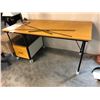 Image 2 : HERMAN MILLER EAMES MOLE 60" X 28" DESK WITH CONDITION ISSUES