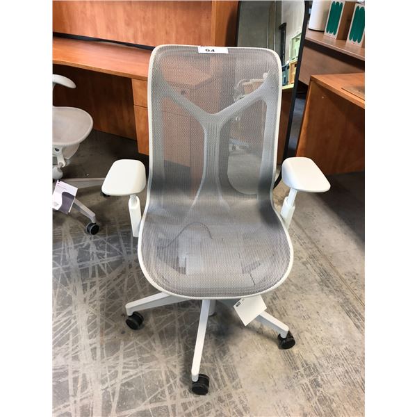 HERMAN MILLER COSM GREY MID-BACK TASK CHAIR RETAIL $1900 CAN