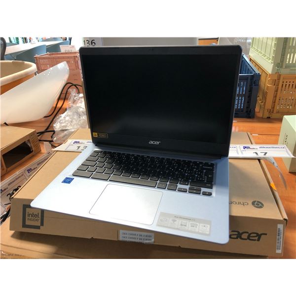 ACER CHROMEBOOK 314 14  LAPTOP COMPUTER WITH POWER SUPPLY