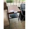Image 1 : DESIGN WITHIN REACH WALNUT T300 20" X 18" SIDE TABLE