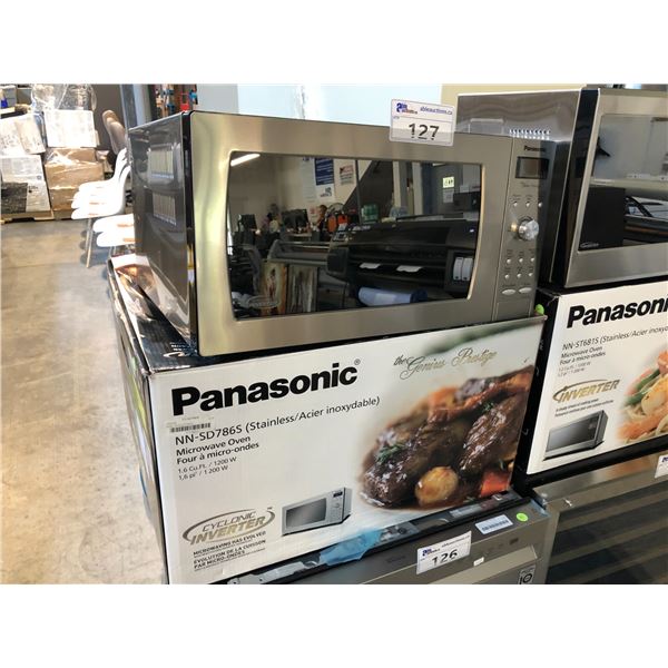 PANASONIC STAINLESS STEEL MICROWAVE OVEN MODEL NNSD786S