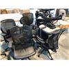 Image 2 : LARGE LOT OF BLACK TASK CHAIRS WITH CONDITION ISSUES - MUST TAKE ALL