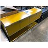 Image 2 : VSM YELLOW/CHROME HALL CREDENZA WITH CONDITION ISSUES