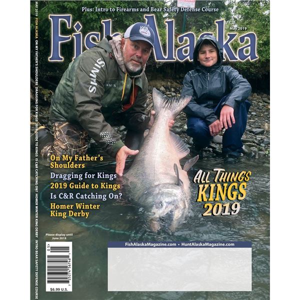 Alaska: 3 Night 2 Day Kenai River Private Salmon Fishing Charter for 4 Anglers.