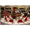 Image 1 : SCI Alaska Chapter's Head Banquet Table. Luxury Service Fit For A King!