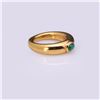 Image 2 : Vintage 18K Gold & Emerald Ring by Chaumet