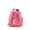 Image 2 : Fendi Monster Backpack Bag Charm Nylon with Leather and Fur Micro Pink