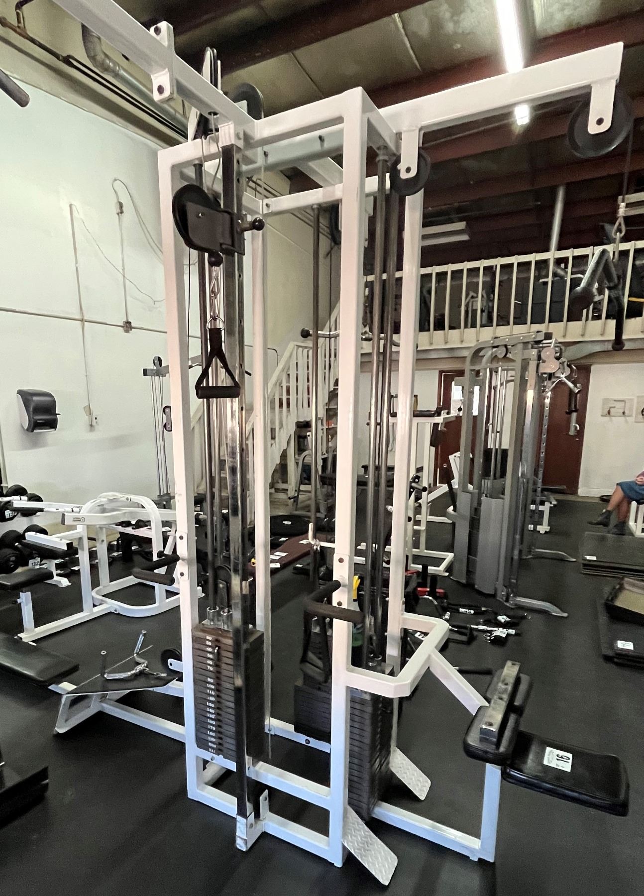 Perspective 5 Cable Workout Station - Lat Pull Down, Seated Row, Wide ...