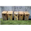 Image 1 : Five Homemade Birdhouses