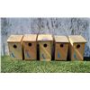 Image 1 : Five Homemade Birdhouses