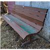 Image 3 : Outdoor Bench With Metal Legs