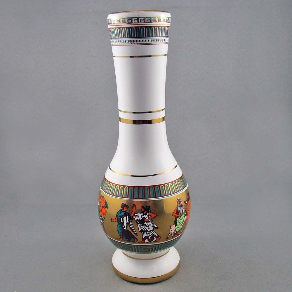 I. Spyropoulos 24K Gold Handmade Greek Vase