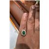 Image 3 : 1.08ct Natural Emerald 18K Yellow Gold Ring