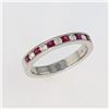 Image 2 : Platinum Ruby and Diamond Ring