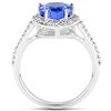 Image 2 : 2.68ct Tanzanite 14K White Gold Ring