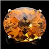 Image 1 : 14k Yellow Gold 31.00ct Citrine Ring