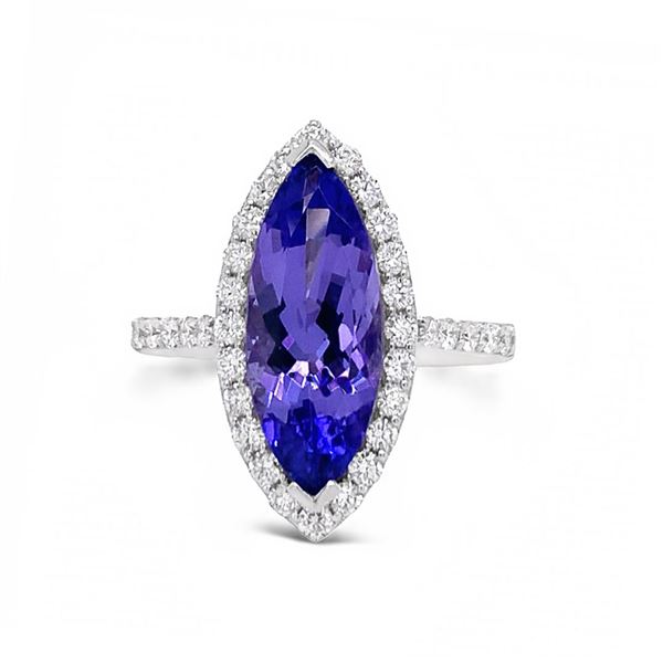 14K Marquee Tanzanite