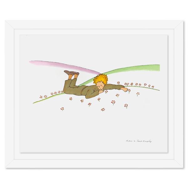 The Little Prince Lying On The Grass By Antoine de Saint-Exupery (1900-1944)