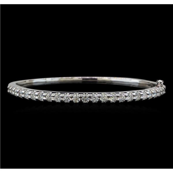 14KT White Gold 2.93 ctw Diamond Bracelet