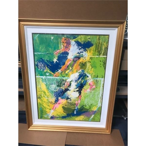 Match Point by LeRoy Neiman Hand signed by LeRoy Neiman