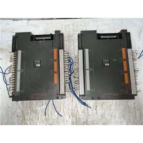 Lot of (2) Mitsubishi #A0J2-E56DT Programmable Controllers