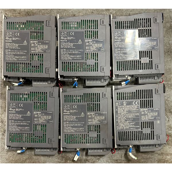 (6) Mitsubishi #MR-J3-10B AC Servo Drives